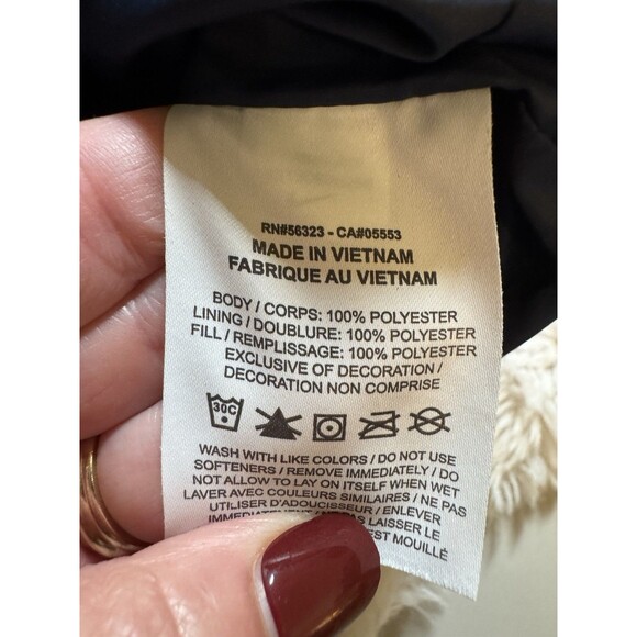 Nike Bubble Puffer Nylon Jacket Coat Heavy Green White Blue Nylon Medium Men - Picture 9 of 11